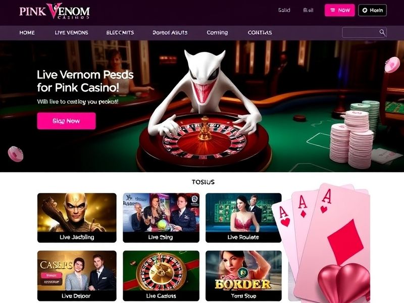 Discover PinkVenomCasino.com – your premier destination for online gambling with top slots, poker, and table games. Enjoy exclusive bonuses, secure banking, and a user-friendly platform. Play now for real money prizes!